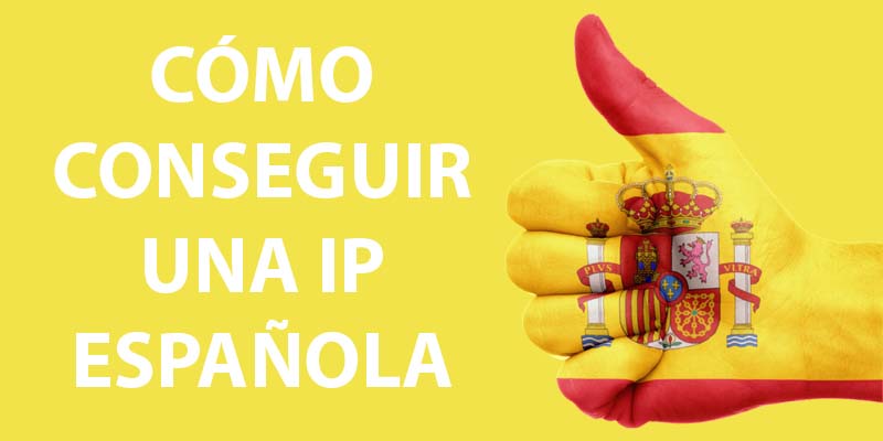 mano pintada con la bandera de España y texto