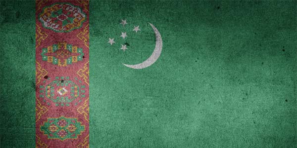 bandera de Turkmenistán